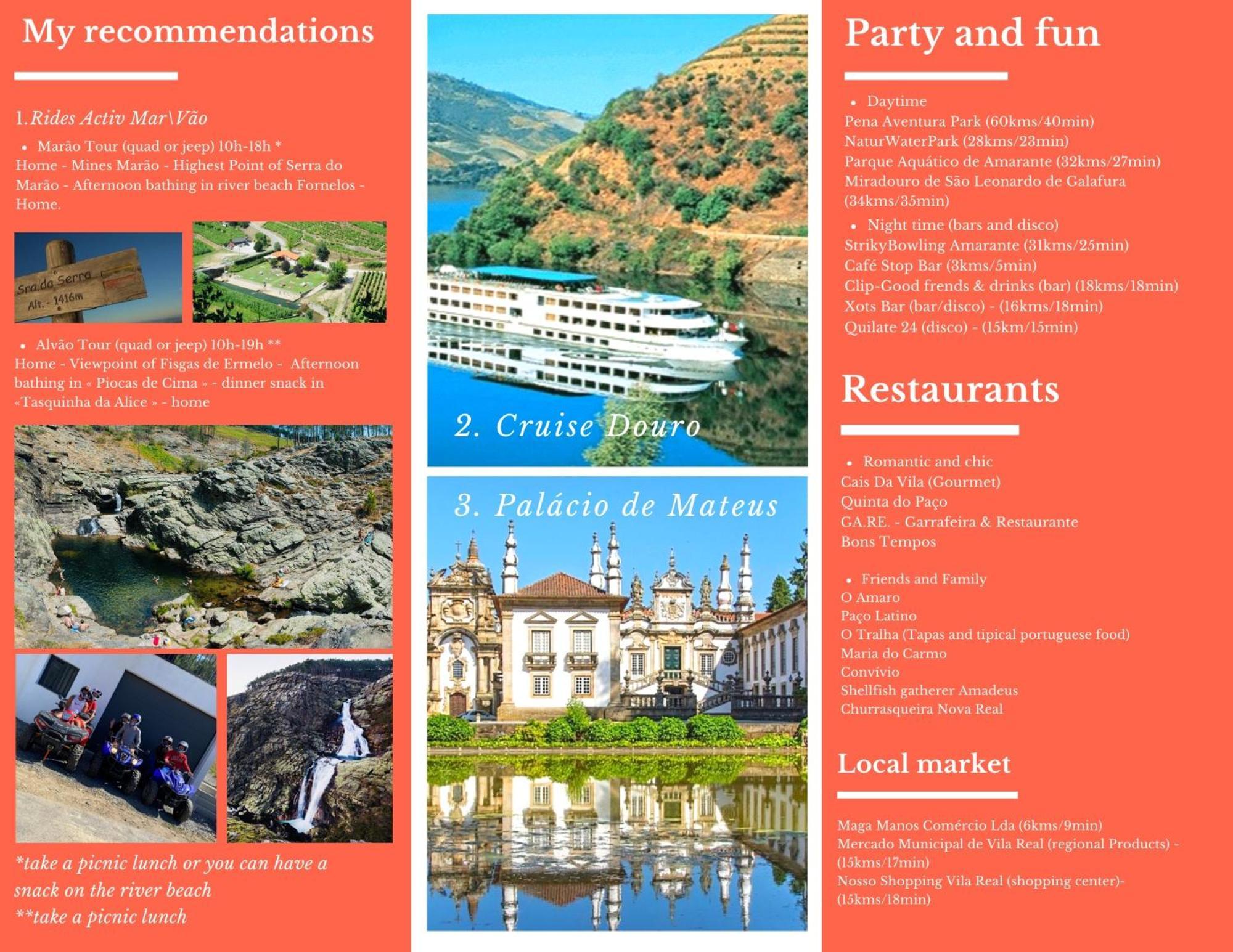 Villa Moradia Activ Mar\Vao Vila Real Exterior foto